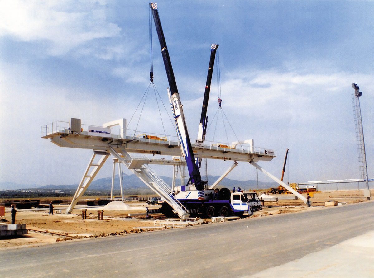 Γερανογέφυρες Πυλώνα 10tn Hochtief