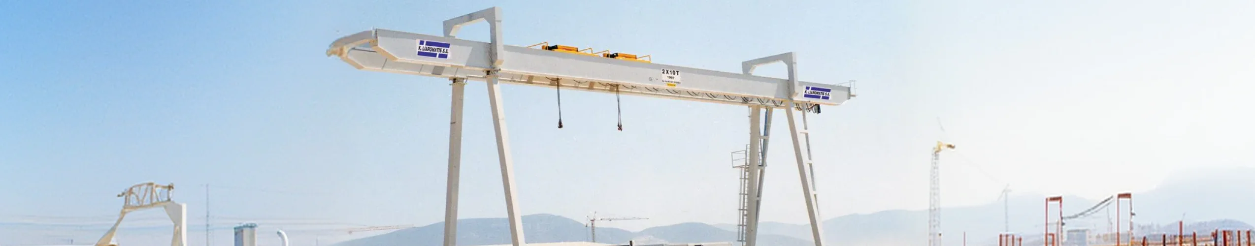 Hochtief Construction Site Spata  Pylons 2 Χ 10 TN