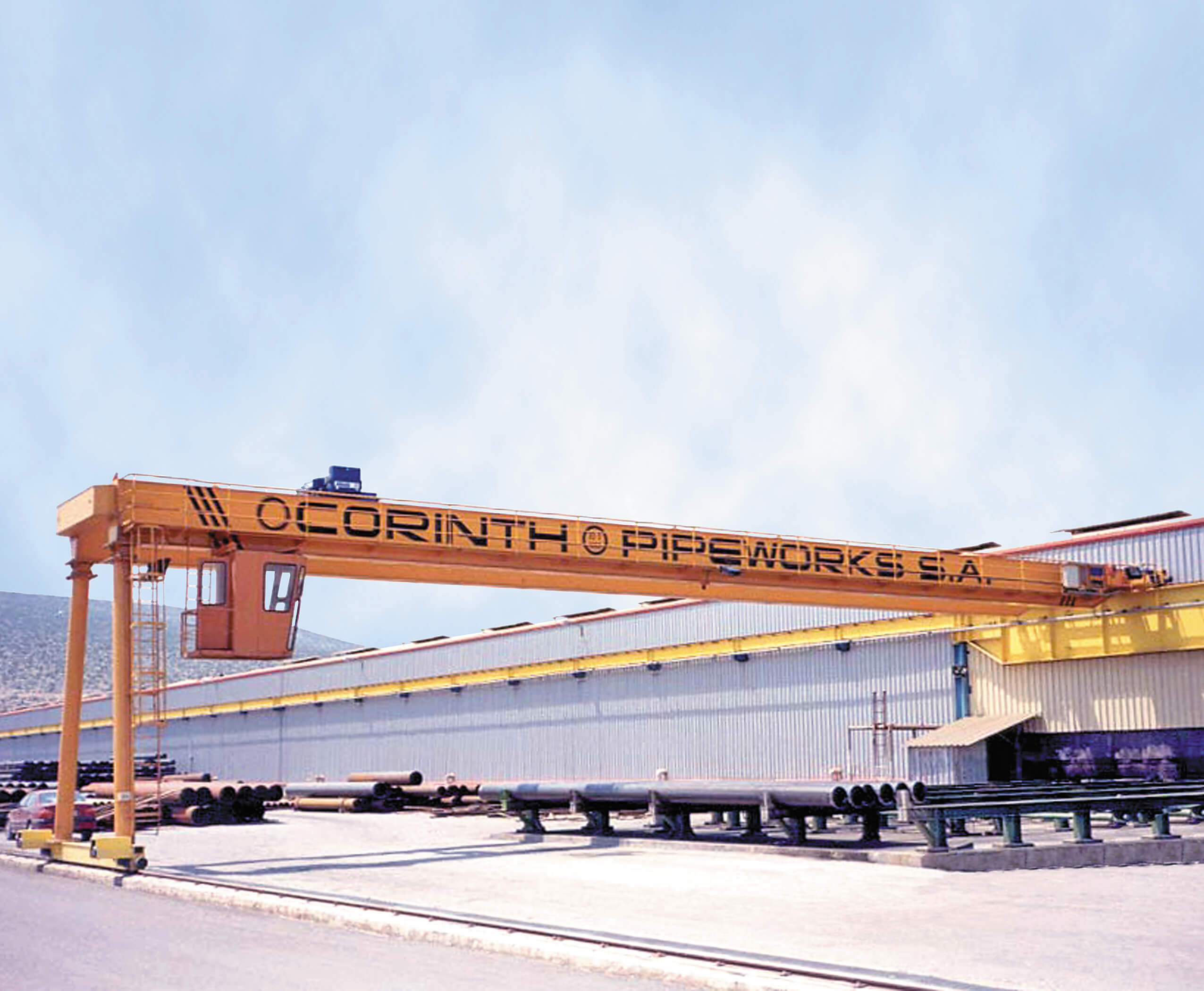 52. N2 - Semi Gantry Crane_Corinth Pipeworks_10t x 30m_90000